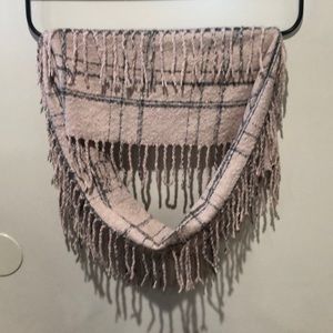 BOGO Ruggine Comfy Pink & Grey Infinity Scarf